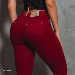 PL JEANS Women's Red Ever Skinny Jeans - 32698