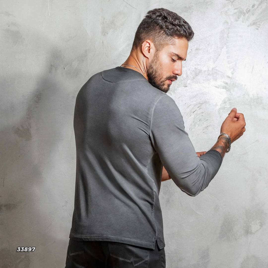 PIT BULL MALHA Men Long Sleeve T-Shirt - 33897 5 PIT BULL MALHA Men Long Sleeve T-Shirt - 33897