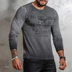 PIT BULL MALHA Men Long Sleeve T-Shirt - 33897