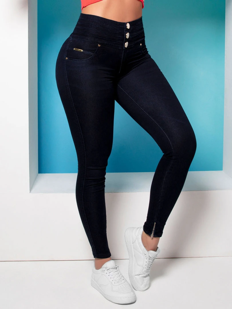 PIT BULL JEANS Skinny Pants With Magic Waistband - 33980 7 PIT BULL JEANS Skinny Pants With Magic Waistband - 33980