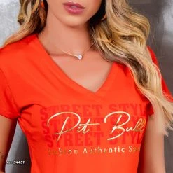 PL MALHA WOMEN SHORT SLEEVE BLOUSE - 34451 Fashion Tops