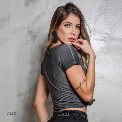 PIT BULL MALHA Women Short Sleeve Blouse - 34453