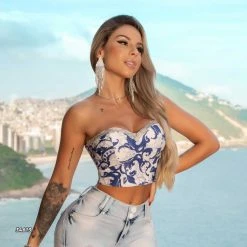 REPRESENTACAO MALHA Women Tube Top - 34613