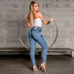 REPRESENTAÇÃO JEANS Women's Urban Blue Skinny Jeans - 34923