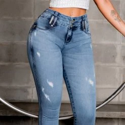 REPRESENTAÇÃO JEANS Women's Urban Blue Skinny Jeans - 34923