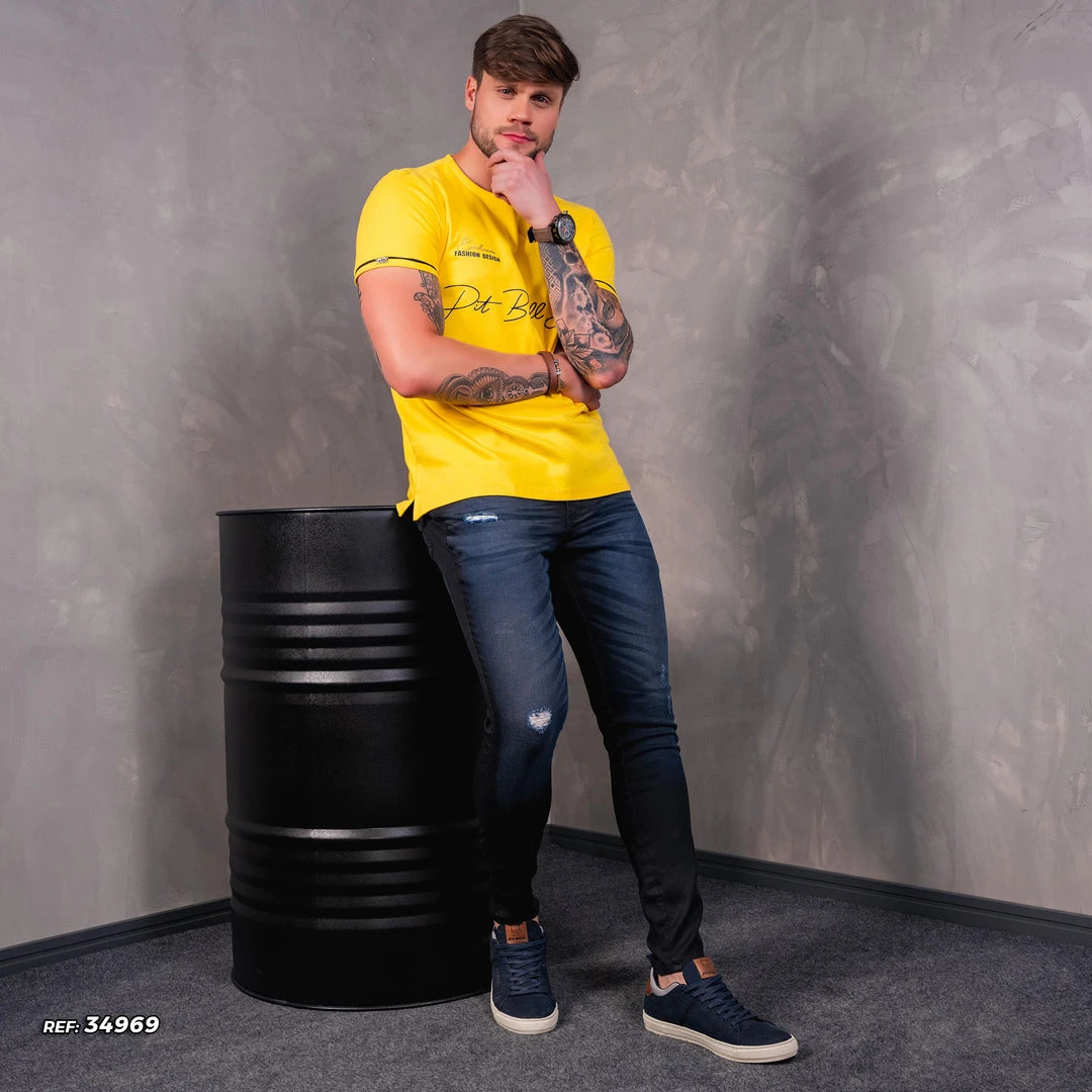 PIT BULL JEANS Men Straight Jeans - 34969 3 PIT BULL JEANS Men Straight Jeans - 34969