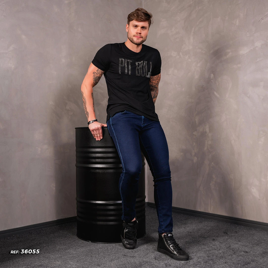 PIT BULL JEANS Men Straight Jeans - 36055 3 PIT BULL JEANS Men Straight Jeans - 36055