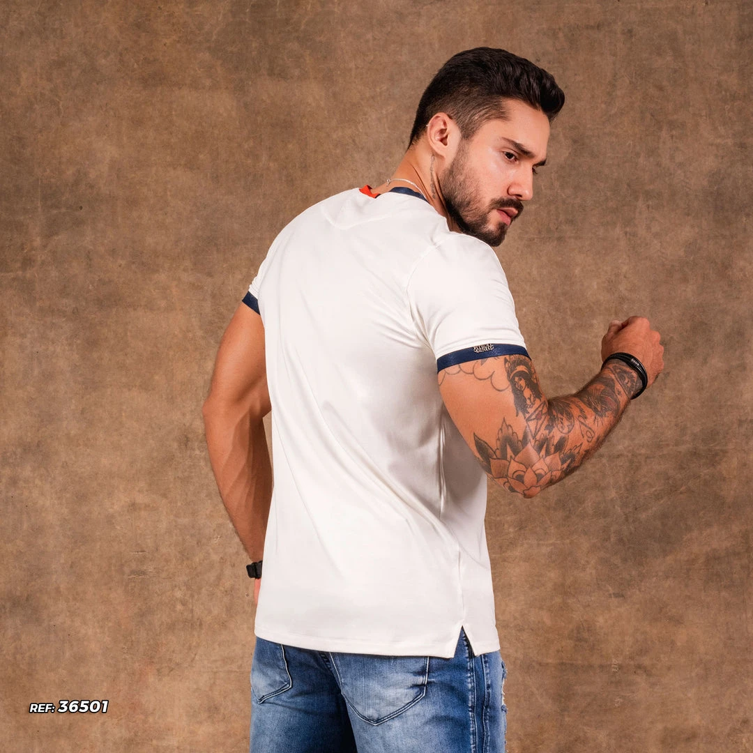 PIT BULL MALHA Men V-Neck Shirt - 36501 4 PIT BULL MALHA Men V-Neck Shirt - 36501