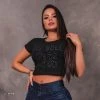 PL REPRESENTAÇÃO MALHA Women Cropped Top - 36716