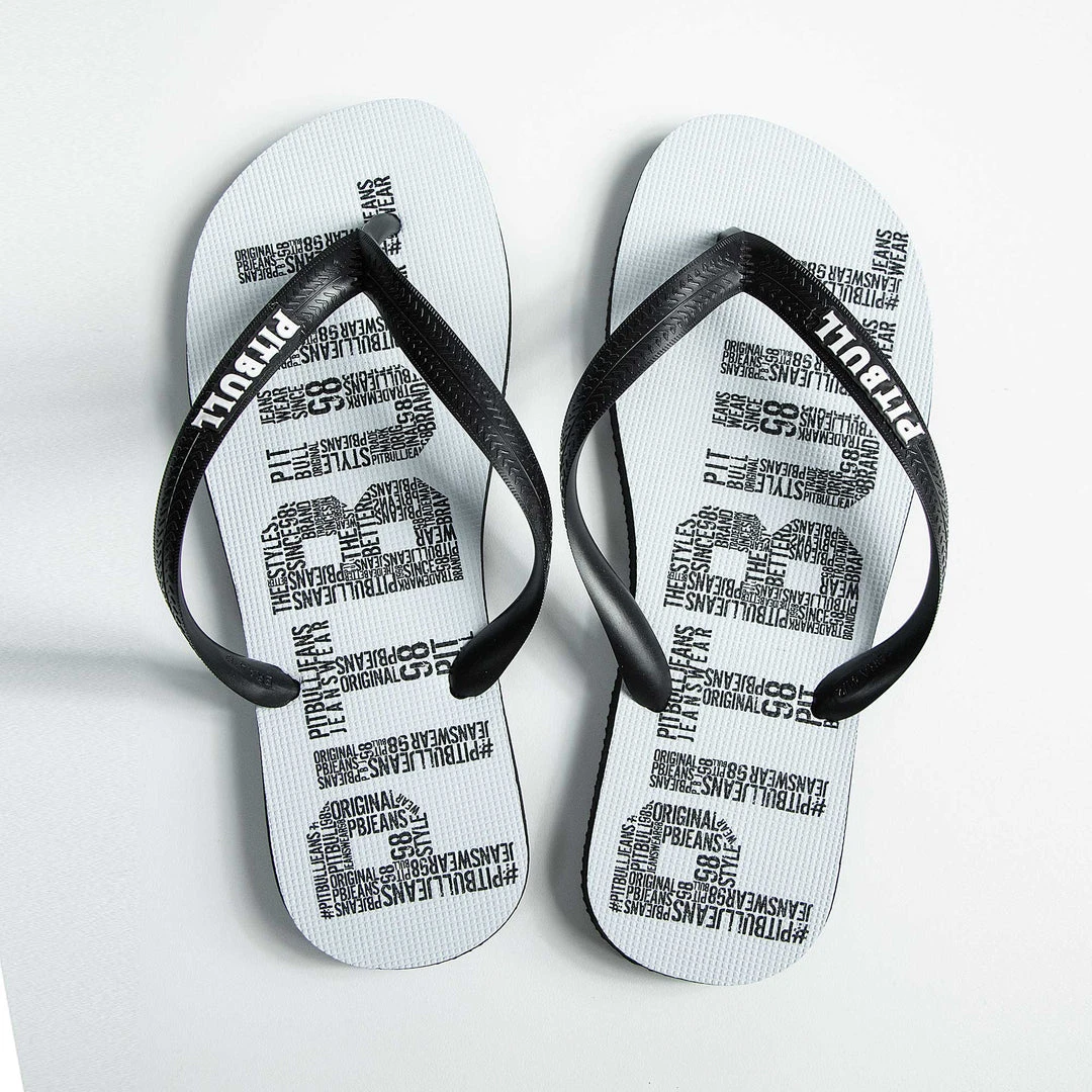 Pit Bull Jeans Oficial Men Pit Bull Slippers - 37150 3 Pit Bull Jeans Oficial Men Pit Bull Slippers - 37150