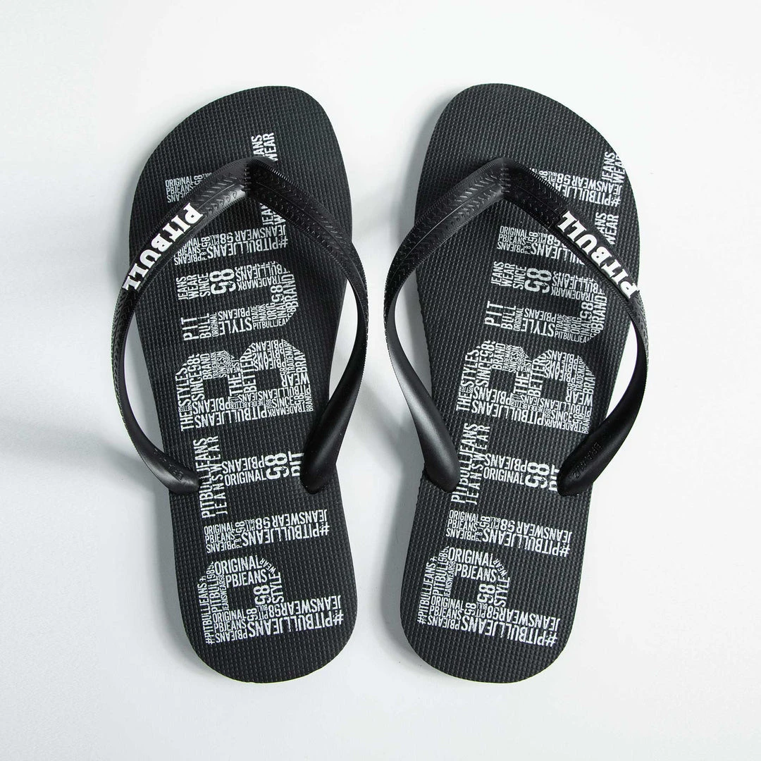 Pit Bull Jeans Oficial Men Pit Bull Slippers - 37150 5 Pit Bull Jeans Oficial Men Pit Bull Slippers - 37150