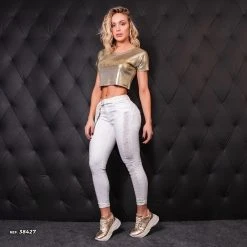 REPRESENTAÇÃO JEANS Women Skinny Crop Jeans - 38427