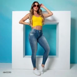 PL JEANS Women's Pants Skinny Blue Jeans - 38872