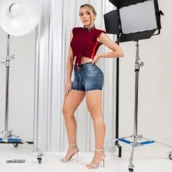 REPRESENTAÇÃO JEANS WOMEN DENIM SHORT - 39298 Bottoms