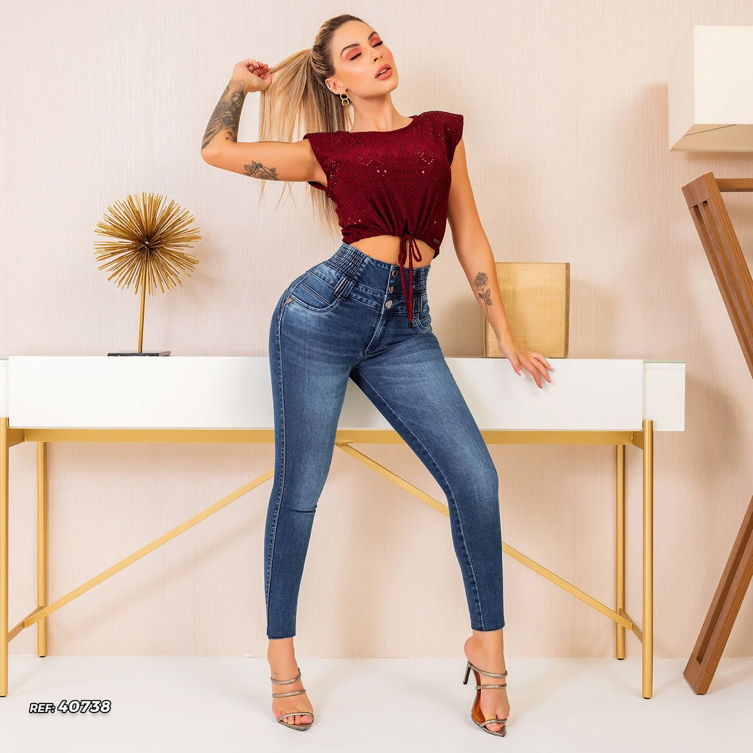 REPRESENTAÇÃO JEANS WOMEN STRAIGHT JEANS - 40738 6 REPRESENTAÇÃO JEANS WOMEN STRAIGHT JEANS - 40738