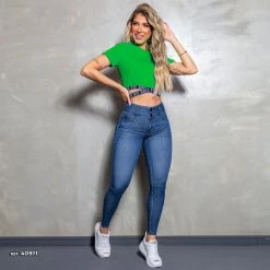 PIT BULL JEANS WOMEN STRAIGHT JEANS - 40911