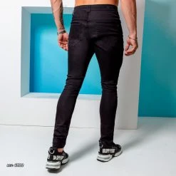 PIT BULL JEANS Men's Pants Black Slim Fit - 41122 Liberty