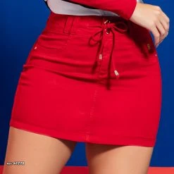 PIT BULL JEANS WOMEN DENIM MINI-SKIRT - 41278 Turbo Collection