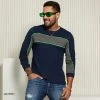 PL MALHA 41428 - Long Sleeve T-shirt With Round Neck And Color Block