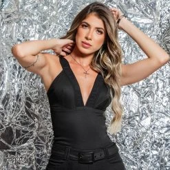 PIT BULL JEANS WOMEN LONG SLEEVE JUMPSUIT - 41850