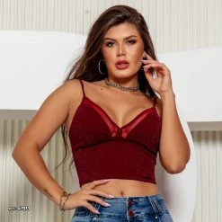 PL MALHA Conecte-Se 41913 - Sexy Crop Top