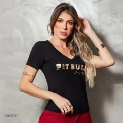 PIT BULL MALHA WOMEN TEE - 41996 Tops