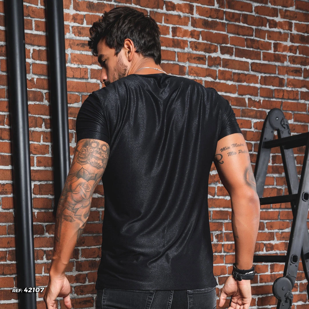 PL REPRESENTAÇÃO MALHA MEN V-NECK SHIRT - 42107 4 PL REPRESENTAÇÃO MALHA MEN V-NECK SHIRT - 42107