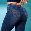 PL JEANS High Waisted Jeans Butt Lifting Effect - 42341 Women