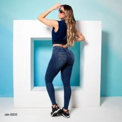 PL JEANS High Waisted Jeans Butt Lifting Effect - 42341 Women