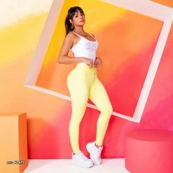 REPRESENTAÇÃO JEANS Yellow Perfect Waist Shaping Jeans - 42415 Women