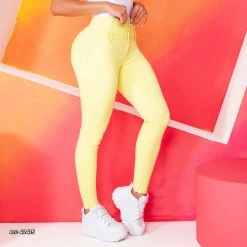 REPRESENTAÇÃO JEANS Yellow Perfect Waist Shaping Jeans - 42415 Women