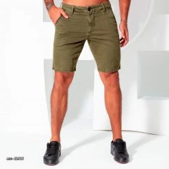 PL REPRESENTAÇÃO JEANS Men's Shorts Military Green - 42501