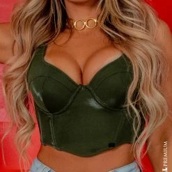 PL MALHA 59387 - Sexy Cropped Corset Enhances Curves Identity