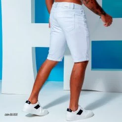 REPRESENTAÇÃO JEANS Liberty Pit Bull Men’s White Shorts - 59433
