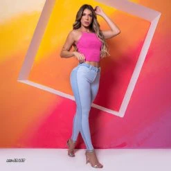 REPRESENTAÇÃO JEANS Women Bicolor Denim Hot Pants Pants - 59467 12 REPRESENTAÇÃO JEANS Women Bicolor Denim Hot Pants Pants - 59467