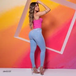 REPRESENTAÇÃO JEANS Women Bicolor Denim Hot Pants Pants - 59467 13 REPRESENTAÇÃO JEANS Women Bicolor Denim Hot Pants Pants - 59467