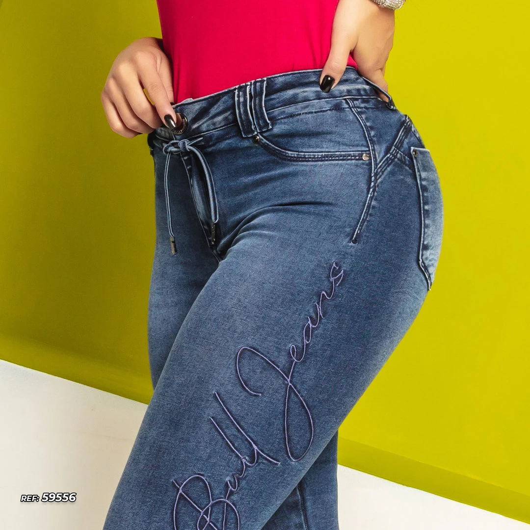 PIT BULL JEANS Women's Jogger Jeans With Logo - 59556 Conecte-Se 3 PIT BULL JEANS Women's Jogger Jeans With Logo - 59556 Conecte-Se