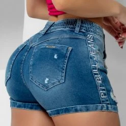PIT BULL JEANS Conecte-Se Shorts Destroyed Push-up Effect - 59560