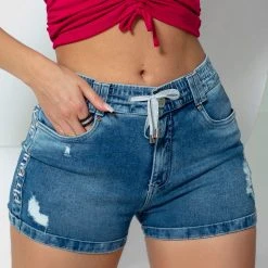 PIT BULL JEANS Conecte-Se Shorts Destroyed Push-up Effect - 59560