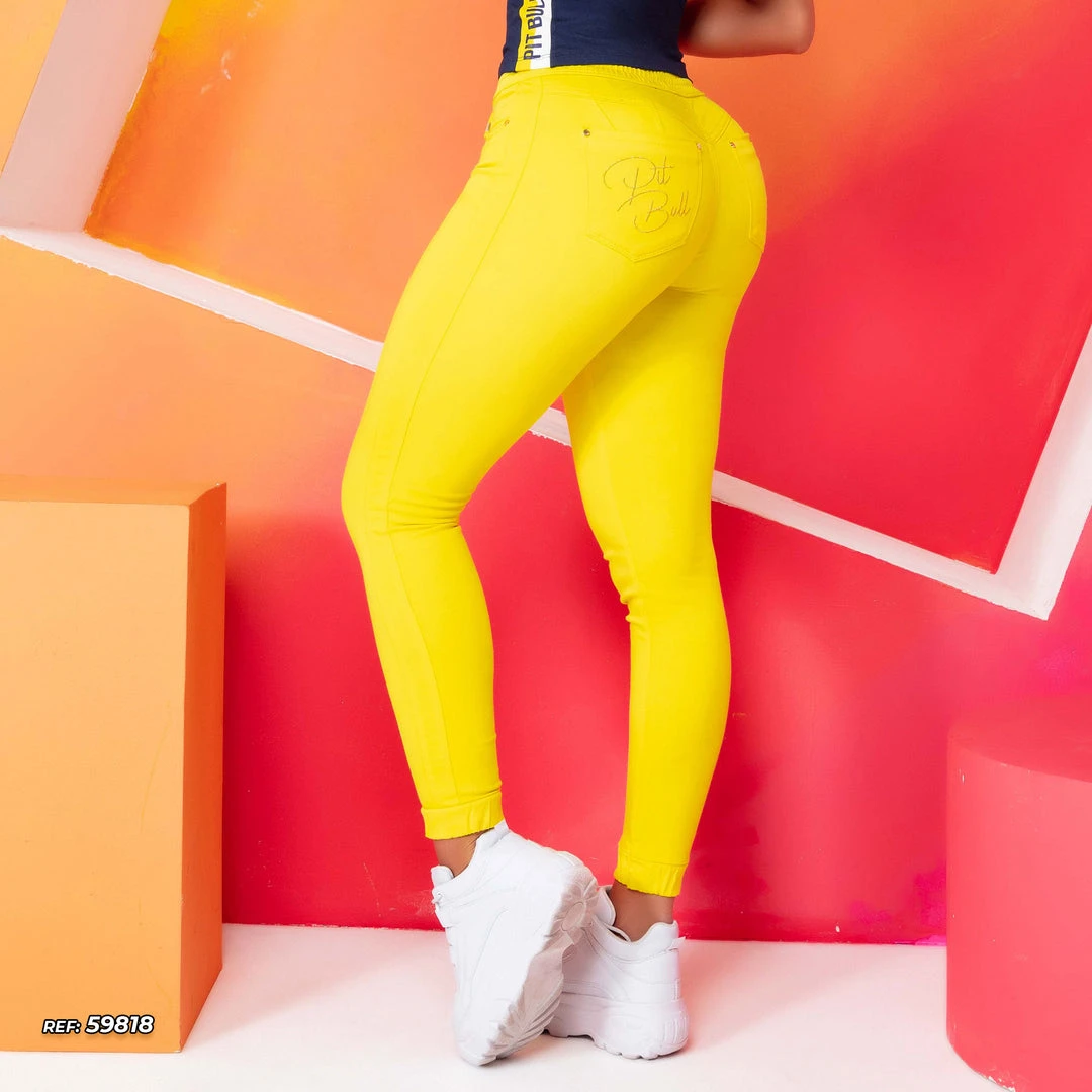 REPRESENTAÇÃO JEANS Women Yellow Female Jogger Jeans - 59818 5 REPRESENTAÇÃO JEANS Women Yellow Female Jogger Jeans - 59818