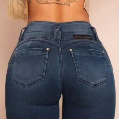 PIT BULL JEANS Conecte-Se 59819 - Skinny Jeans With Side Zip And Butt Lift