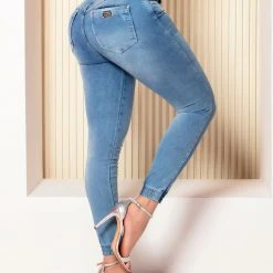 PIT BULL JEANS Women's Jogger Pants With Threadbare- 59944 Conecte-Se