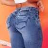 REPRESENTAÇÃO JEANS Women Skinny Jeans With Butt Lifting Effect - 59952 2 REPRESENTAÇÃO JEANS Women Skinny Jeans With Butt Lifting Effect - 59952