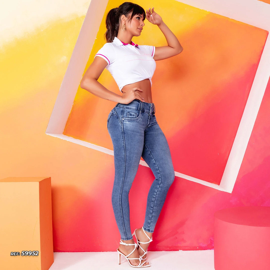 REPRESENTAÇÃO JEANS Women Skinny Jeans With Butt Lifting Effect - 59952 6 REPRESENTAÇÃO JEANS Women Skinny Jeans With Butt Lifting Effect - 59952