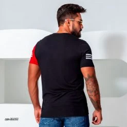 PL REPRESENTAÇÃO MALHA Red And Black Men's T-shirt - 59973