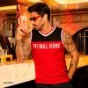 PL MALHA Men's Red Tank Top With Cutout And Exclusive Logomania - 60000 1 PL MALHA Men's Red Tank Top With Cutout And Exclusive Logomania - 60000