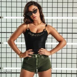 PL JEANS Sexy Loose Denim Shorts - 60024 10 PL JEANS Sexy Loose Denim Shorts - 60024