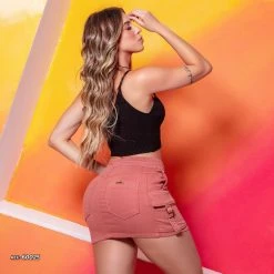 PL REPRESENTAÇÃO JEANS Mini Skirt With Pockets - 60025 10 PL REPRESENTAÇÃO JEANS Mini Skirt With Pockets - 60025