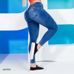 REPRESENTAÇÃO JEANS Women Skinny Jeans With Logomania - 60081 12 REPRESENTAÇÃO JEANS Women Skinny Jeans With Logomania - 60081