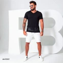 REPRESENTAÇÃO JEANS White Men's Shorts With Personalization - 60096